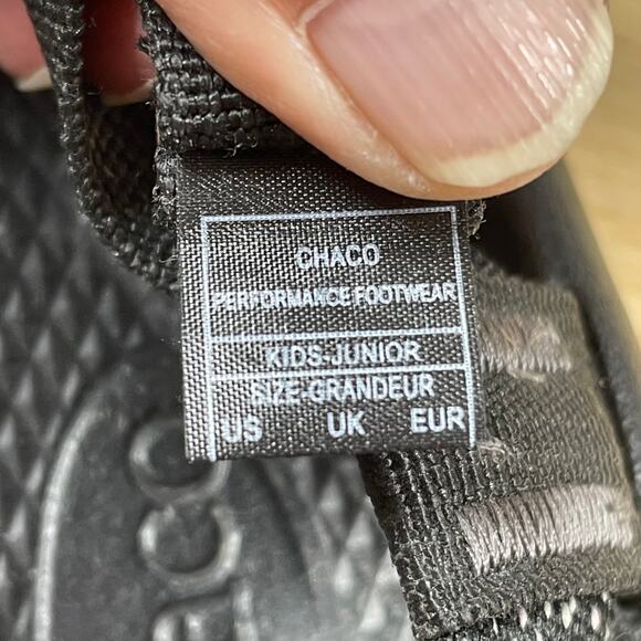 Chaco Kids ZX/1 Ecotread Sandals Hugs and Kisses Size 4 New Without Box - Picture 7 of 8